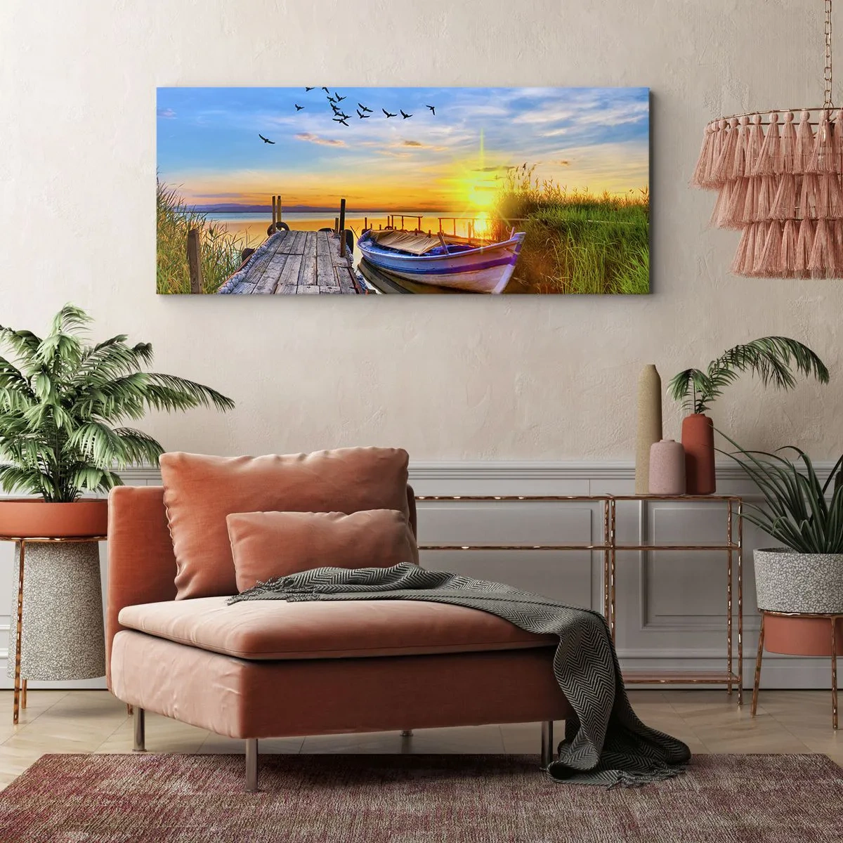 Schilderen op canvas - Ik zie je morgen - 100x40 cm