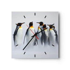 Wandklok - Klok - Ontmoeting in avondjurken - 30x30 cm