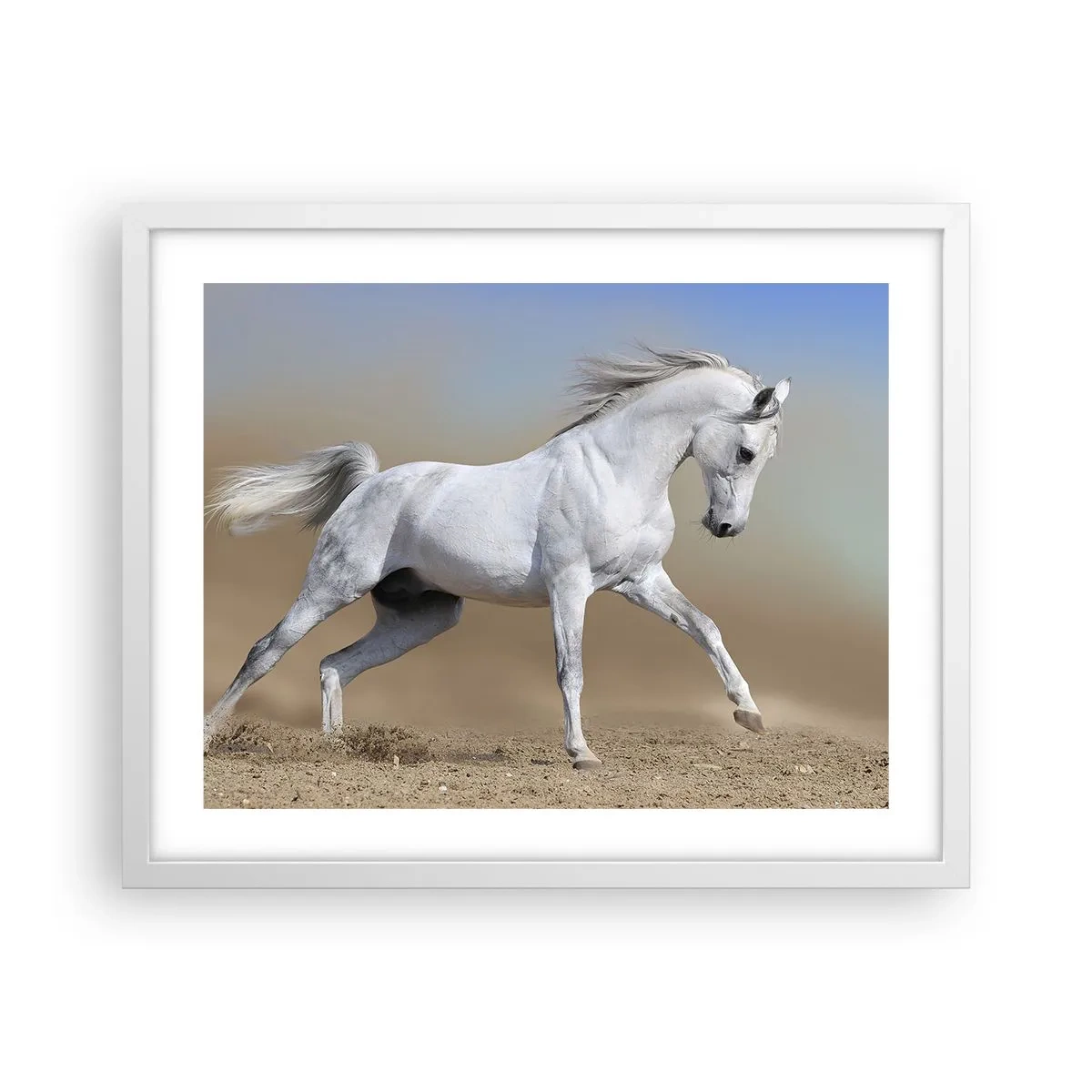 Poster in een witte lijst - Het mooiste Arabische sprookje - 50x40 cm