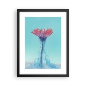 Poster in een zwarte lijst - In een verkwikkende omhelzing - 30x40 cm