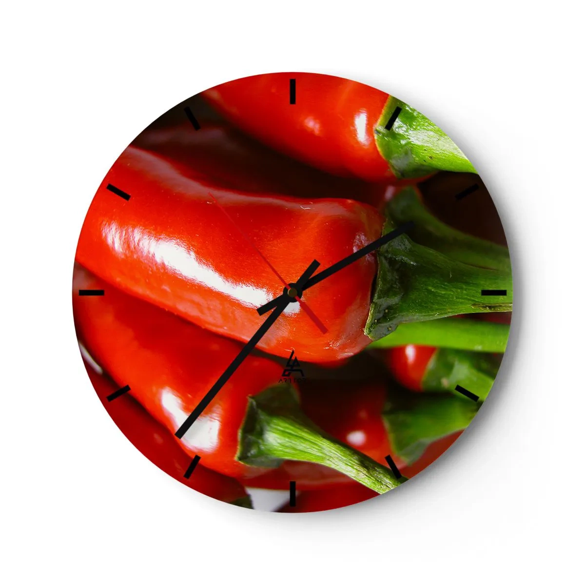 Wandklok - Klok - Sappig, glanzend, glad - 40x40 cm