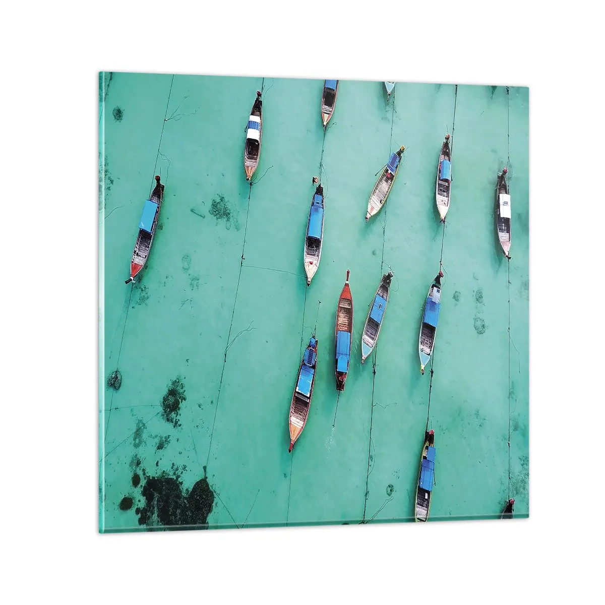 Schilderen op glas - In blijde verwachting - 70x70 cm