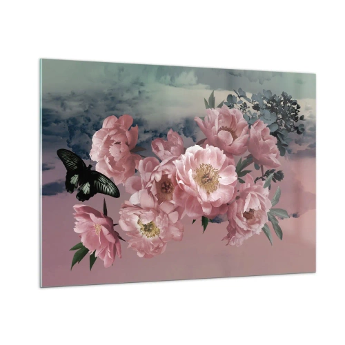 Schilderen op glas - Het hoogtepunt van de romantiek - 100x70 cm