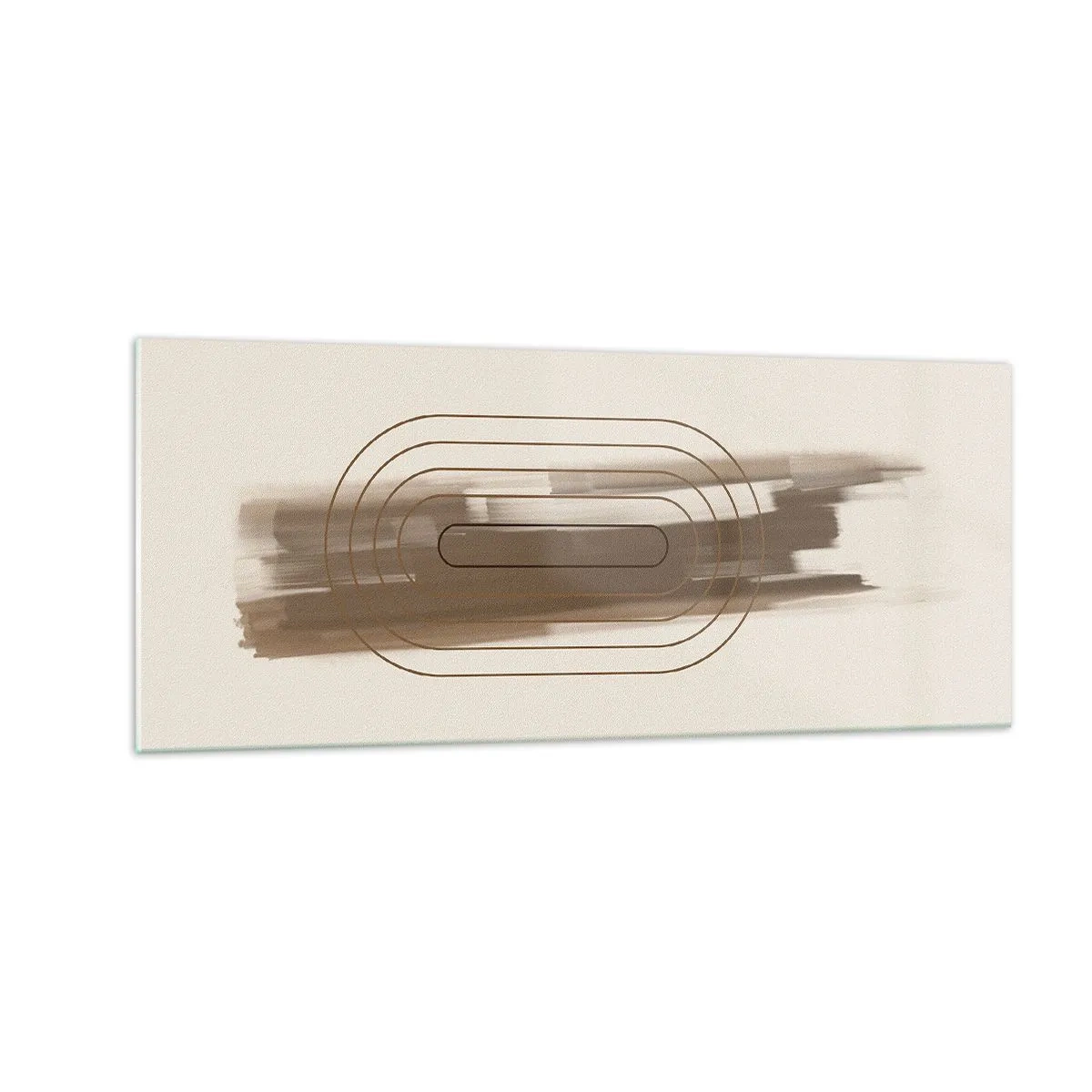 Schilderen op glas - Een briesje grijs - 100x40 cm