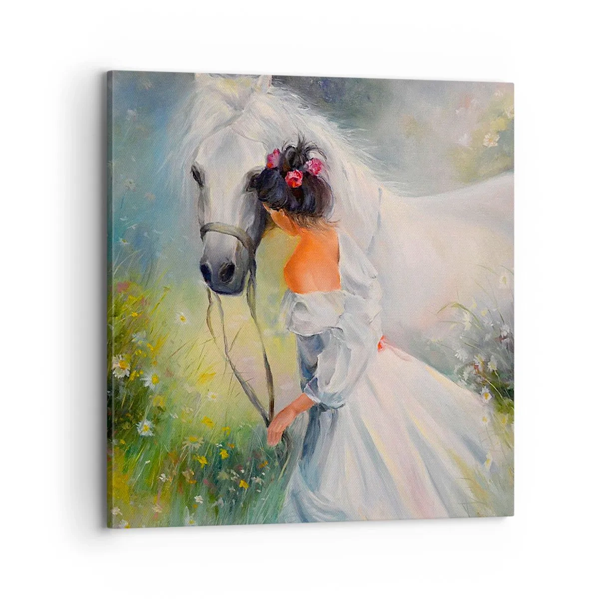 Schilderen op canvas - Als uit een mooie droom - 70x70 cm