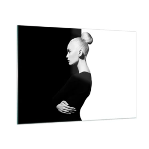 Schilderen op glas - Gewoon een vrouw - 100x70 cm