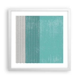 Poster in een witte lijst - Een uitgebalanceerde compositie - 40x40 cm