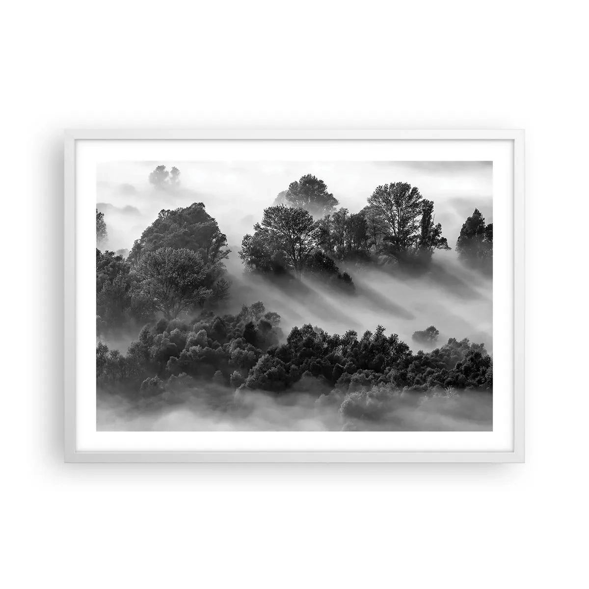 Poster in een witte lijst - Opstaand uit de slaap - 70x50 cm