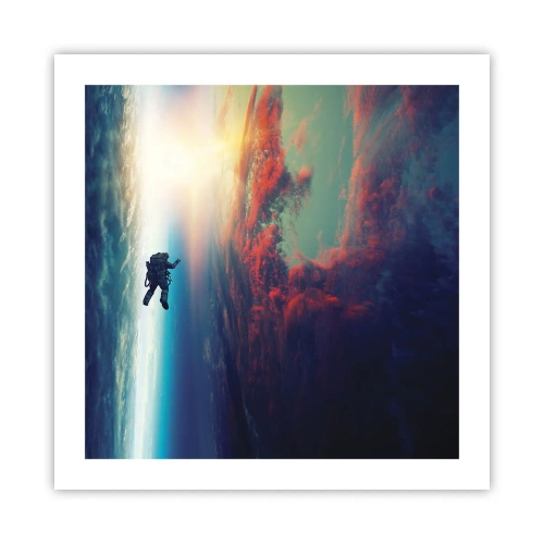 Poster - Ga het universum tegemoet - 50x50 cm