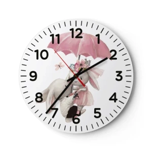 Wandklok - Klok - Dit is liefde - 30x30 cm