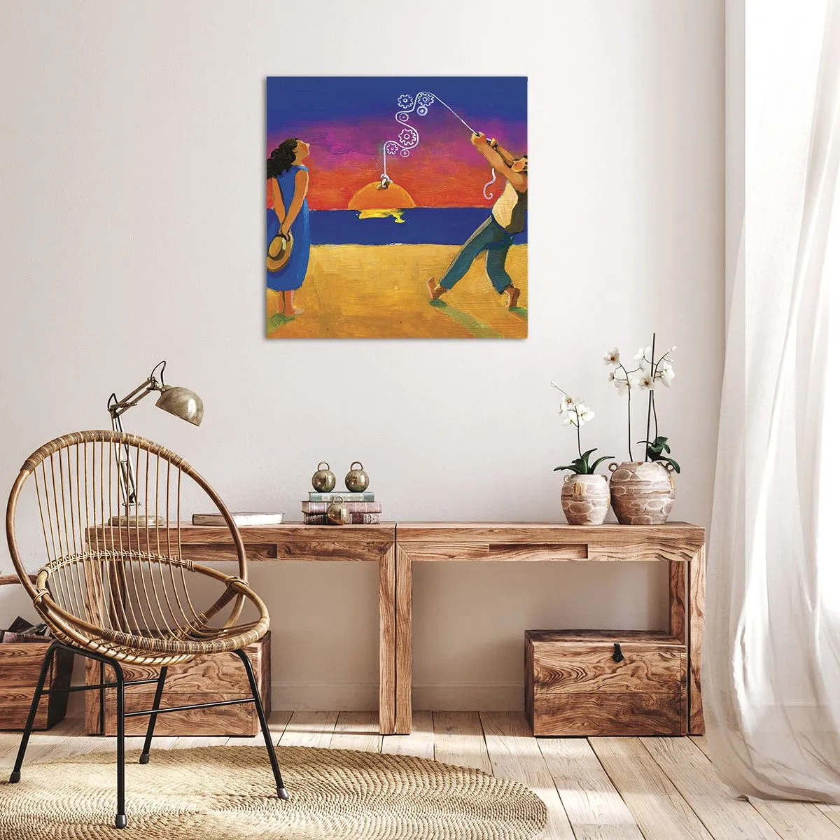 Schilderen op canvas - Meer dan een sterretje uit de lucht - 40x40 cm