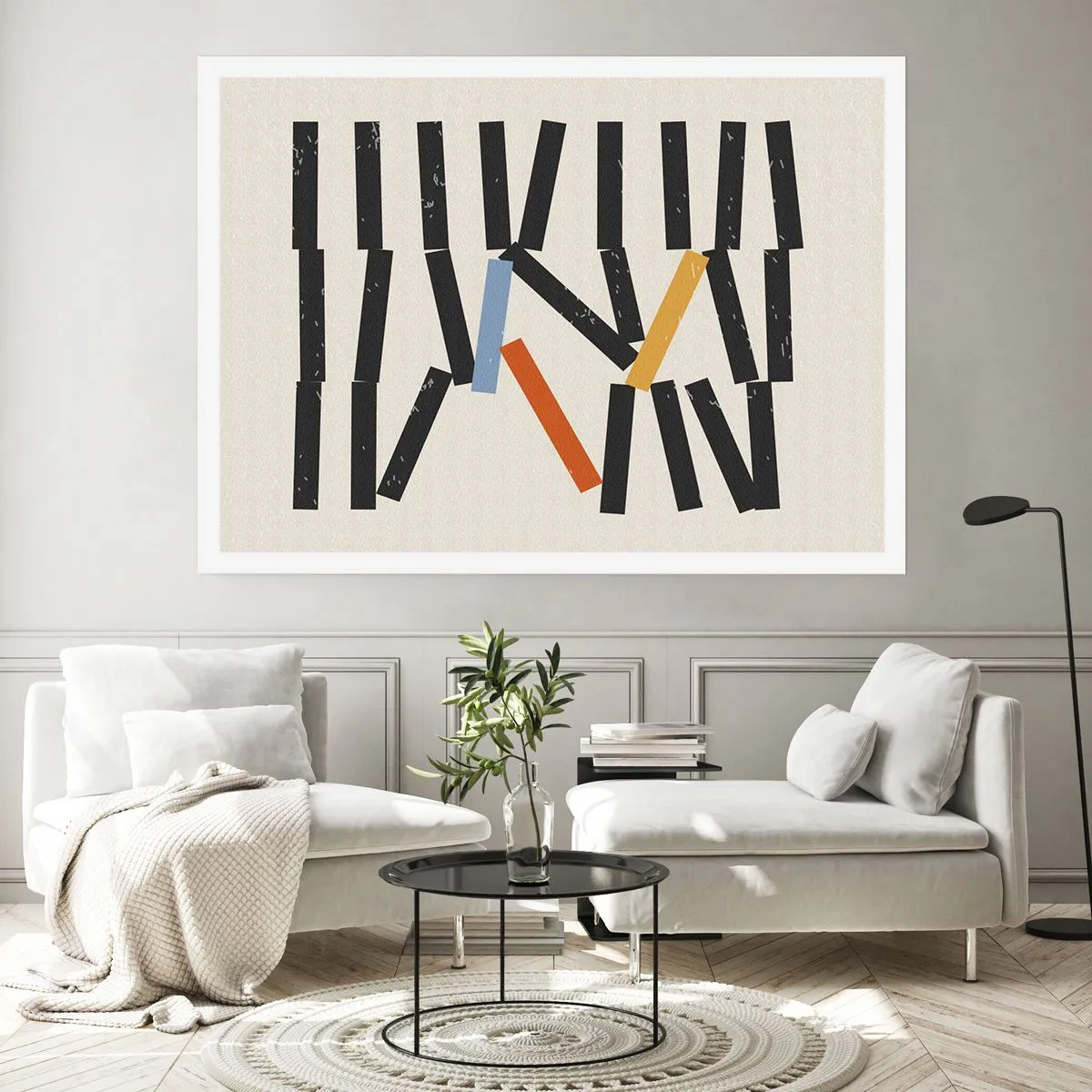 Poster - Domino – compositie - 70x50 cm