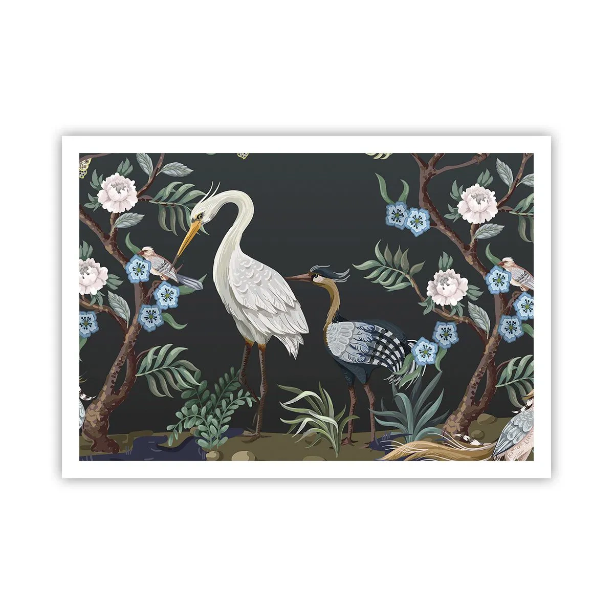 Poster - Vogelparade - 100x70 cm