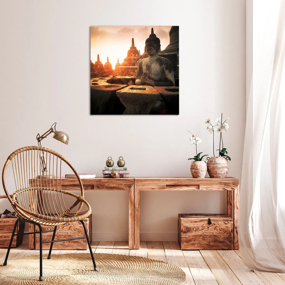 Schilderen op canvas - Weer van grote wijsheid - 30x30 cm