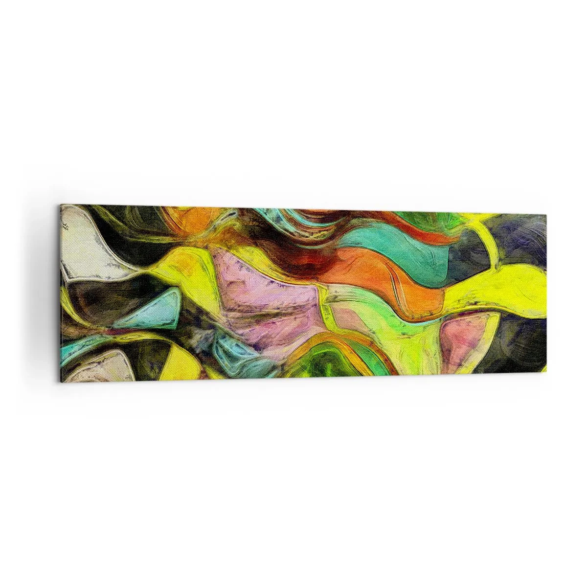 Schilderen op canvas - Beweging is leven - 160x50 cm