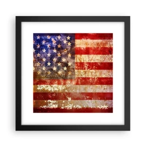 Poster in een zwarte lijst - Glorie vervaagt niet - 30x30 cm