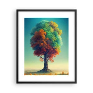 Poster in een zwarte lijst - Eik – de vader van de natuur - 40x50 cm