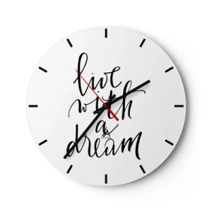 Wandklok - Klok - Natuurlijk - 40x40 cm