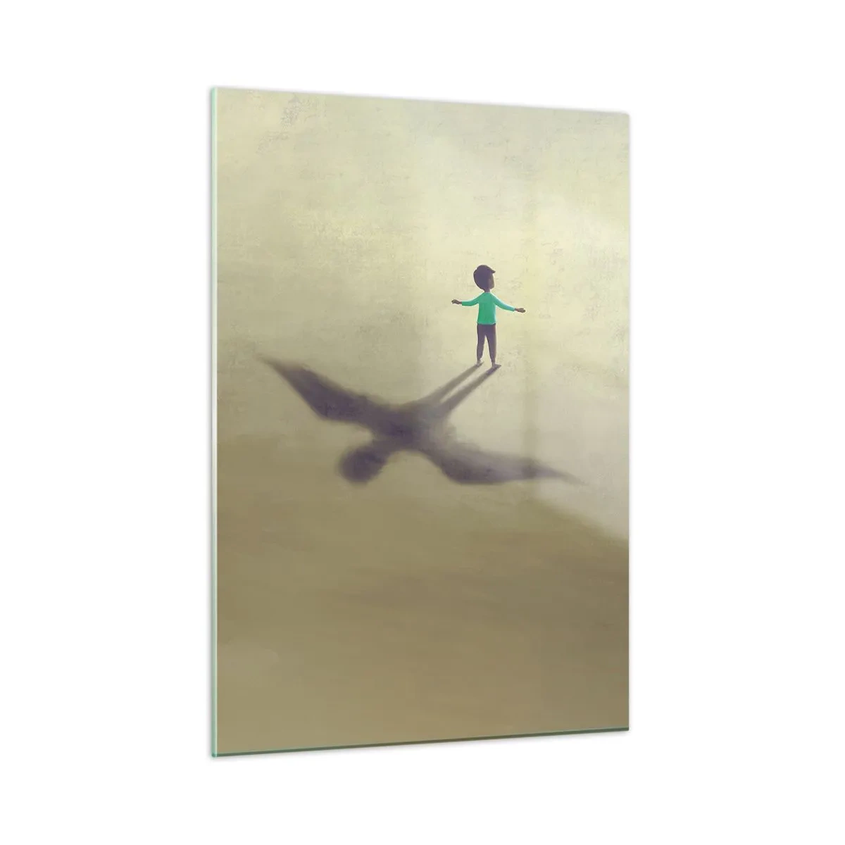 Schilderen op glas - De held van de toekomst - 50x70 cm