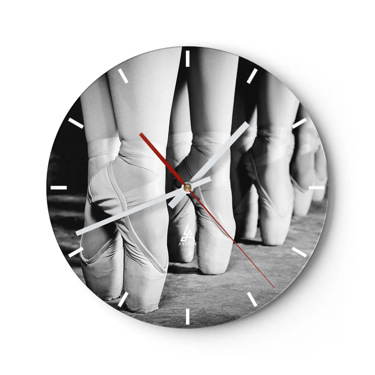 Wandklok - Klok - Samen, lichtjes - 40x40 cm
