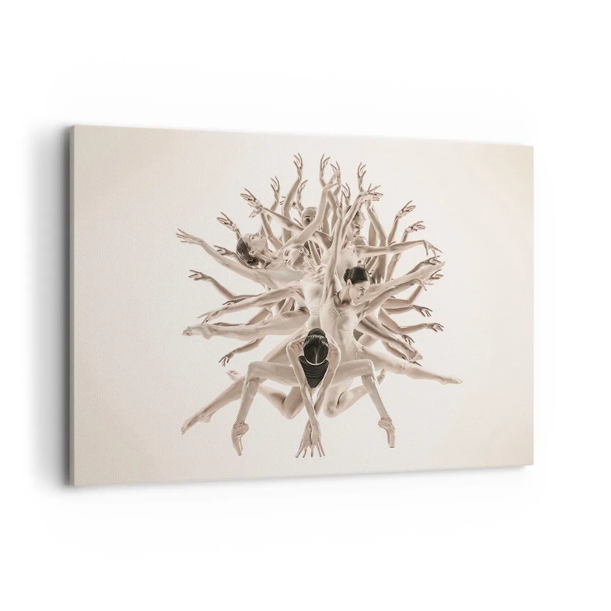 Schilderen op canvas - Bloeiend in dans - 120x80 cm