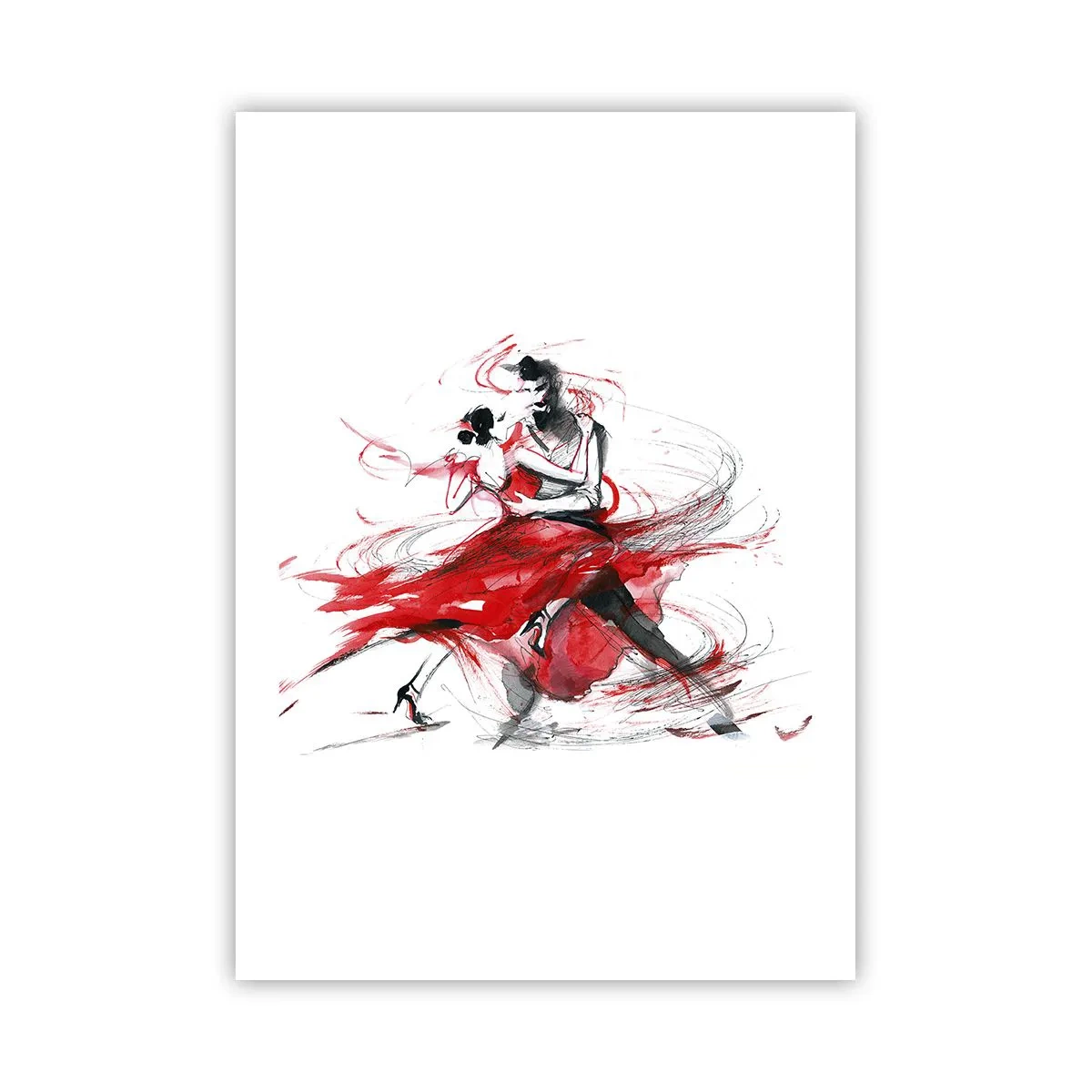 Poster - Tango - het ritme van passie - 50x70 cm
