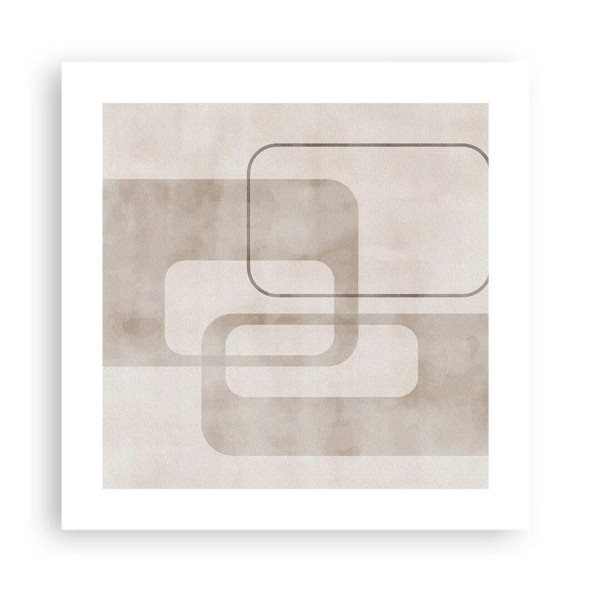 Poster - Geometrische voeg - 40x40 cm