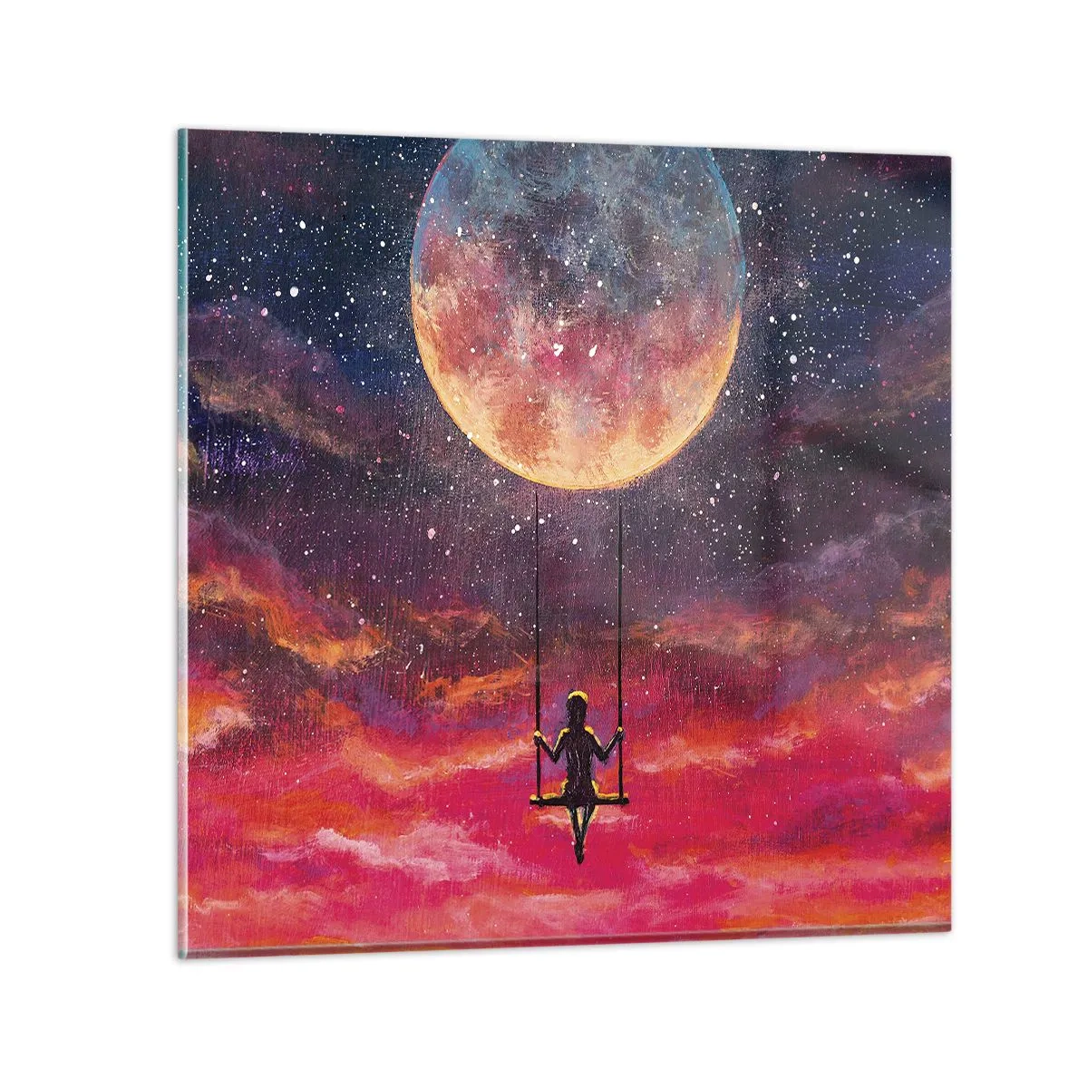Schilderen op glas - Droom - 50x50 cm