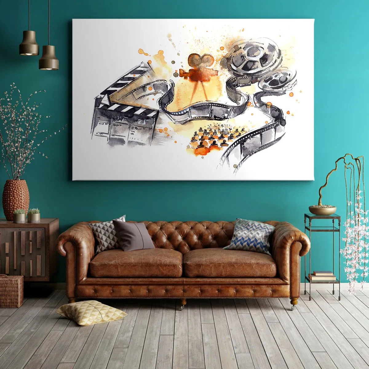 Schilderen op canvas - In het land van dromen - 100x70 cm
