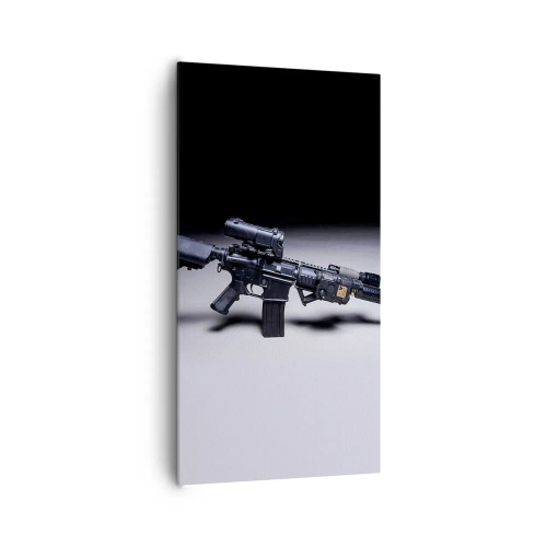 Schilderen op canvas - Donkere ridder - 65x120 cm