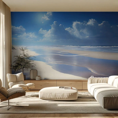 Fotobehang Standard Eco - Paradijselijke vakantie - Strand, Oceaan, Vakantie - 200x140 cm