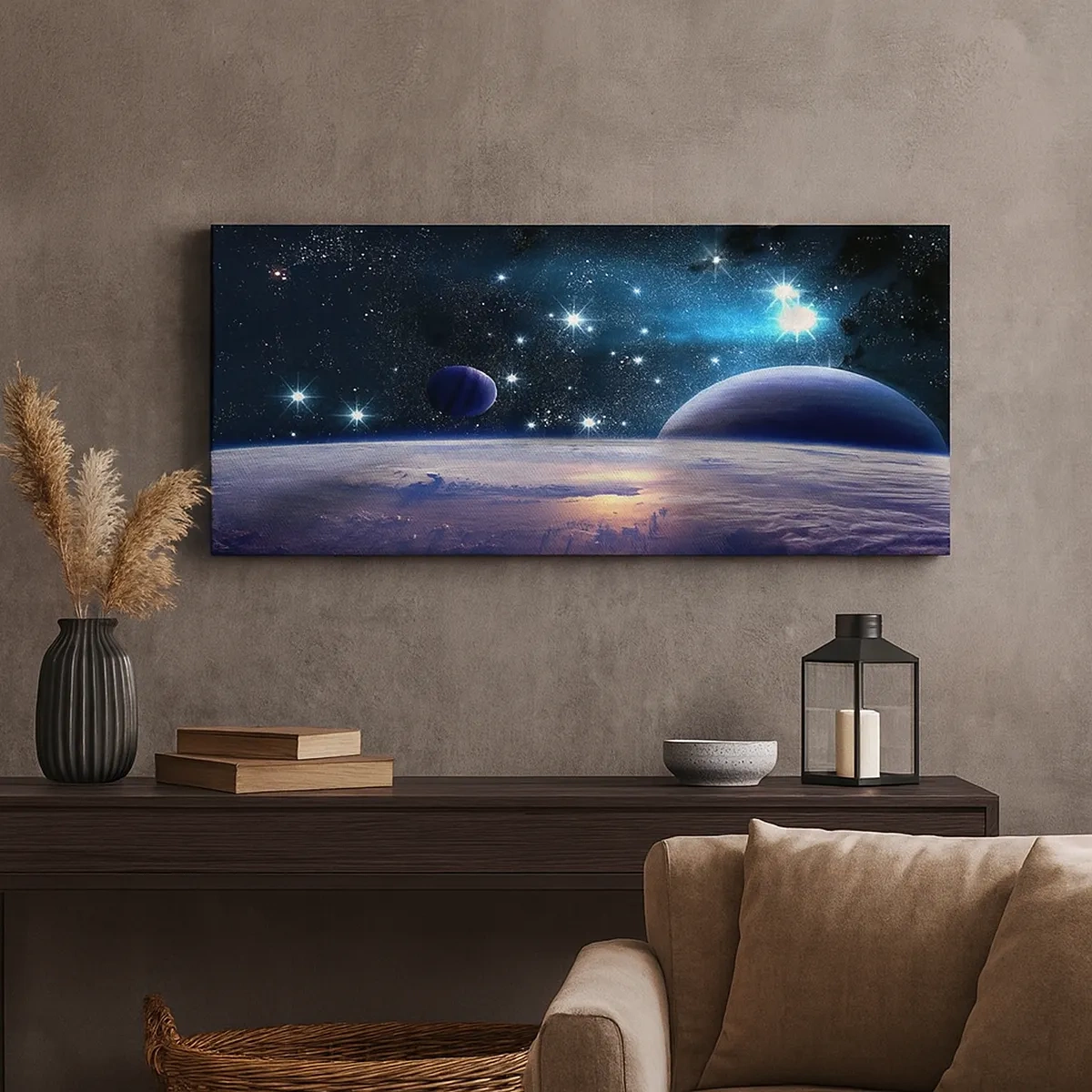 Schilderen op canvas - Nog steeds alleen? - 30x30 cm