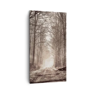 Schilderen op canvas - Boskathedraal - 45x80 cm
