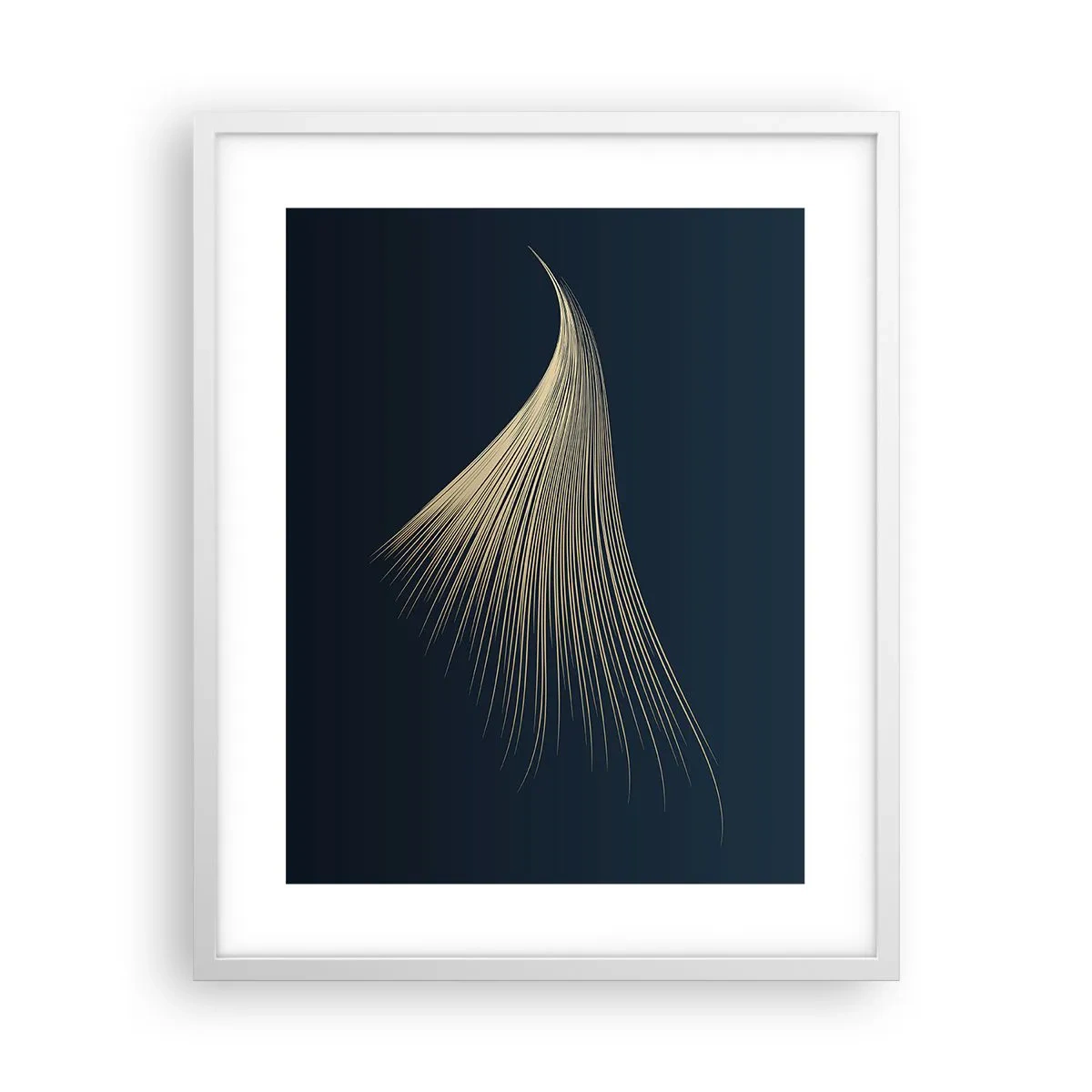 Poster in een witte lijst - Als het haar van een engel - 40x50 cm