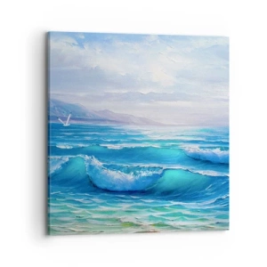 Schilderen op canvas - Het brengt verlichting - 70x70 cm