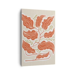 Schilderen op canvas - Folk en koraal - 80x120 cm