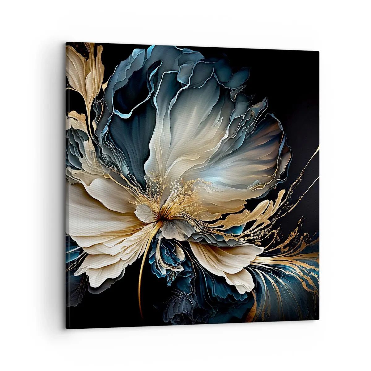 Schilderen op canvas - Sprookjesachtige varenbloem - 50x50 cm