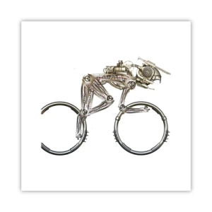 Poster - Een prachtige machine - 30x30 cm