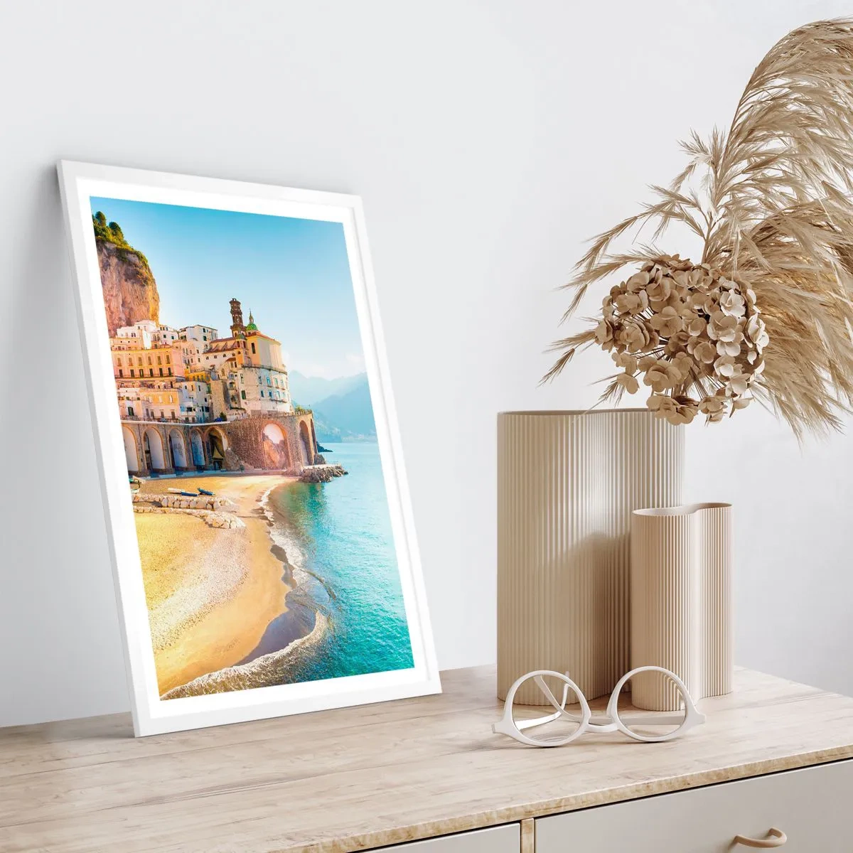 Poster in een witte lijst - De stad is ongelooflijk - 70x100 cm