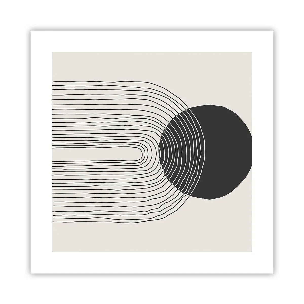 Poster - Bibberen en vertrouwen - 40x40 cm