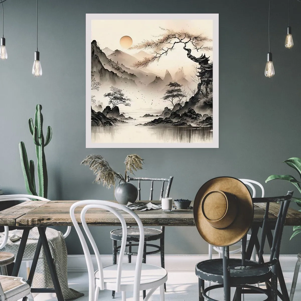 Poster - De unieke charme van het Oosten - 50x50 cm