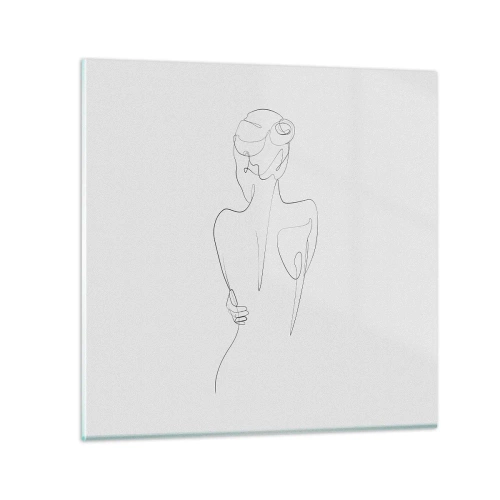 Schilderen op glas - Lichaamsmuziek - 70x70 cm