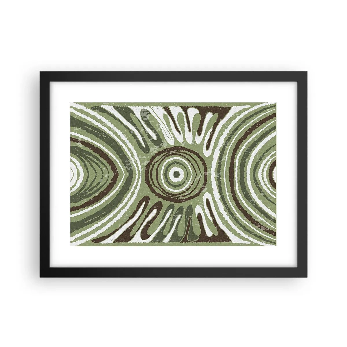 Poster in een zwarte lijst - Een explosie van emoties - 40x30 cm