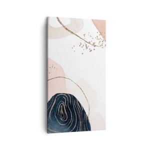 Schilderen op canvas - Alles vloeit - 45x80 cm
