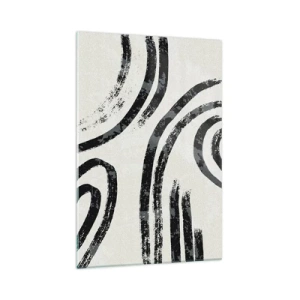 Schilderen op glas - Half gestopt - 70x100 cm