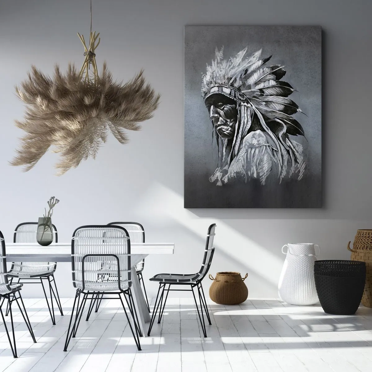 Schilderen op canvas - Keer terug naar de wortels - 45x80 cm