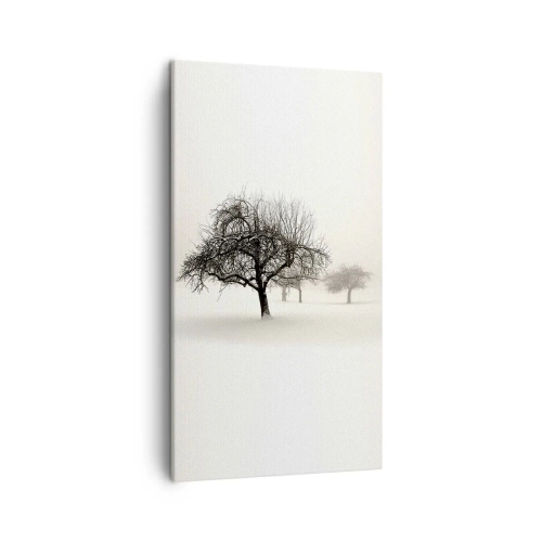Schilderen op canvas - Winterslaap - 45x80 cm