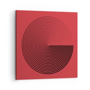 Schilderen op canvas - Circulaire beweging - 60x60 cm