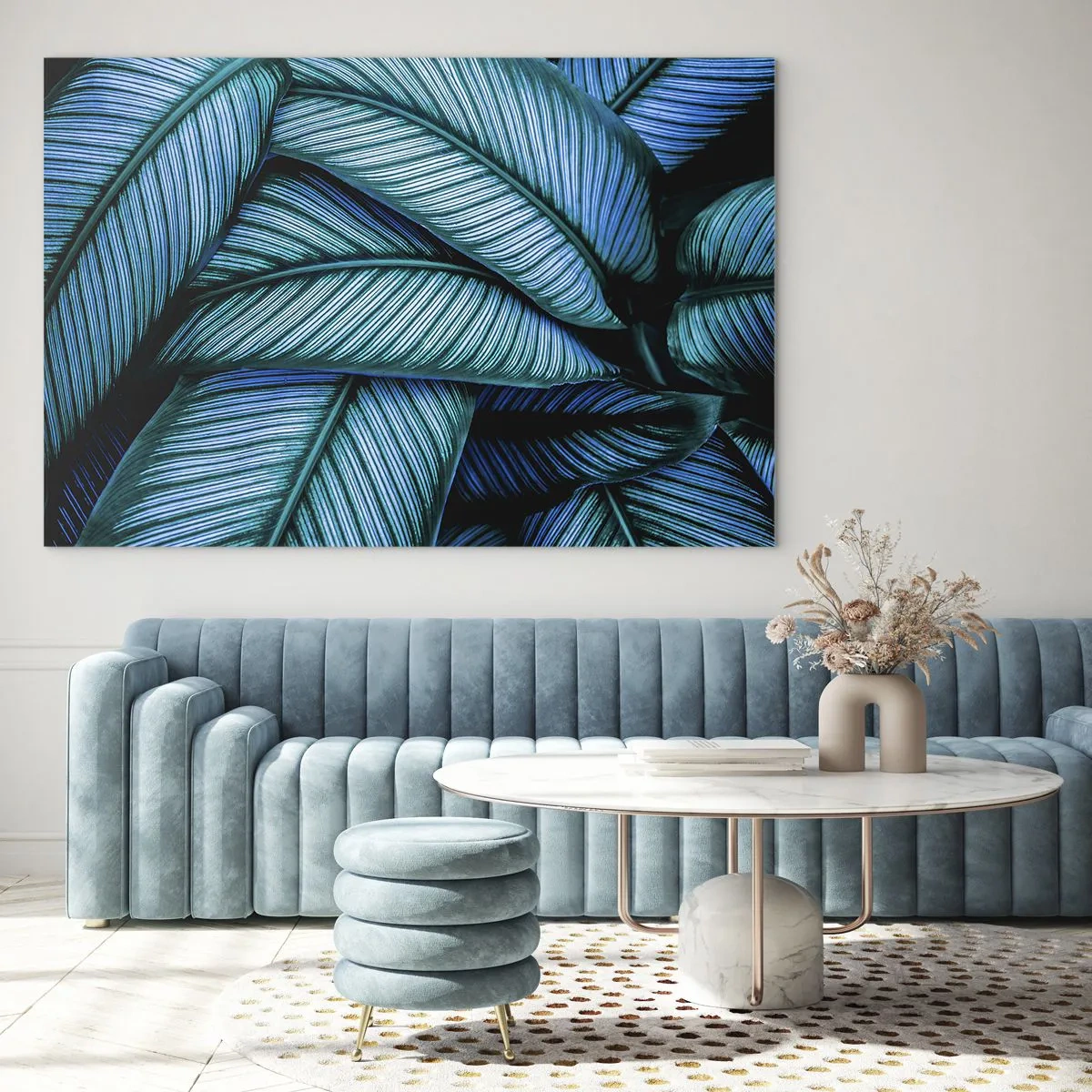 Schilderen op glas - Levens lijnen - 120x80 cm