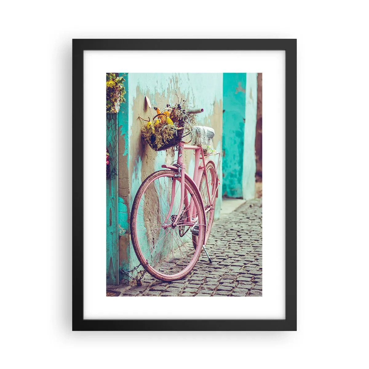 Poster in een zwarte lijst - Ben zo terug - 30x40 cm